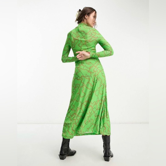 MANGO • Chain Print Dress - Picture 3 of 14